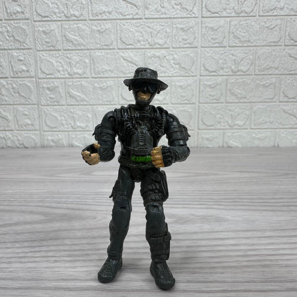 Lanard Corps Elite Shark Frogman Action Figure 2003 G.I. Joe Style 4" Military